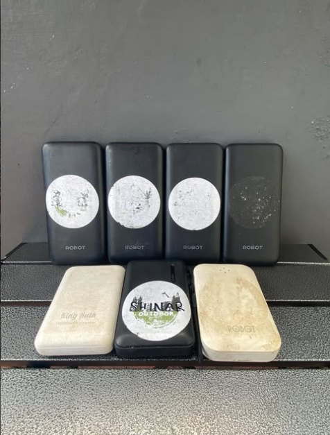 Powerbank robot real kapasitas 10.000mah